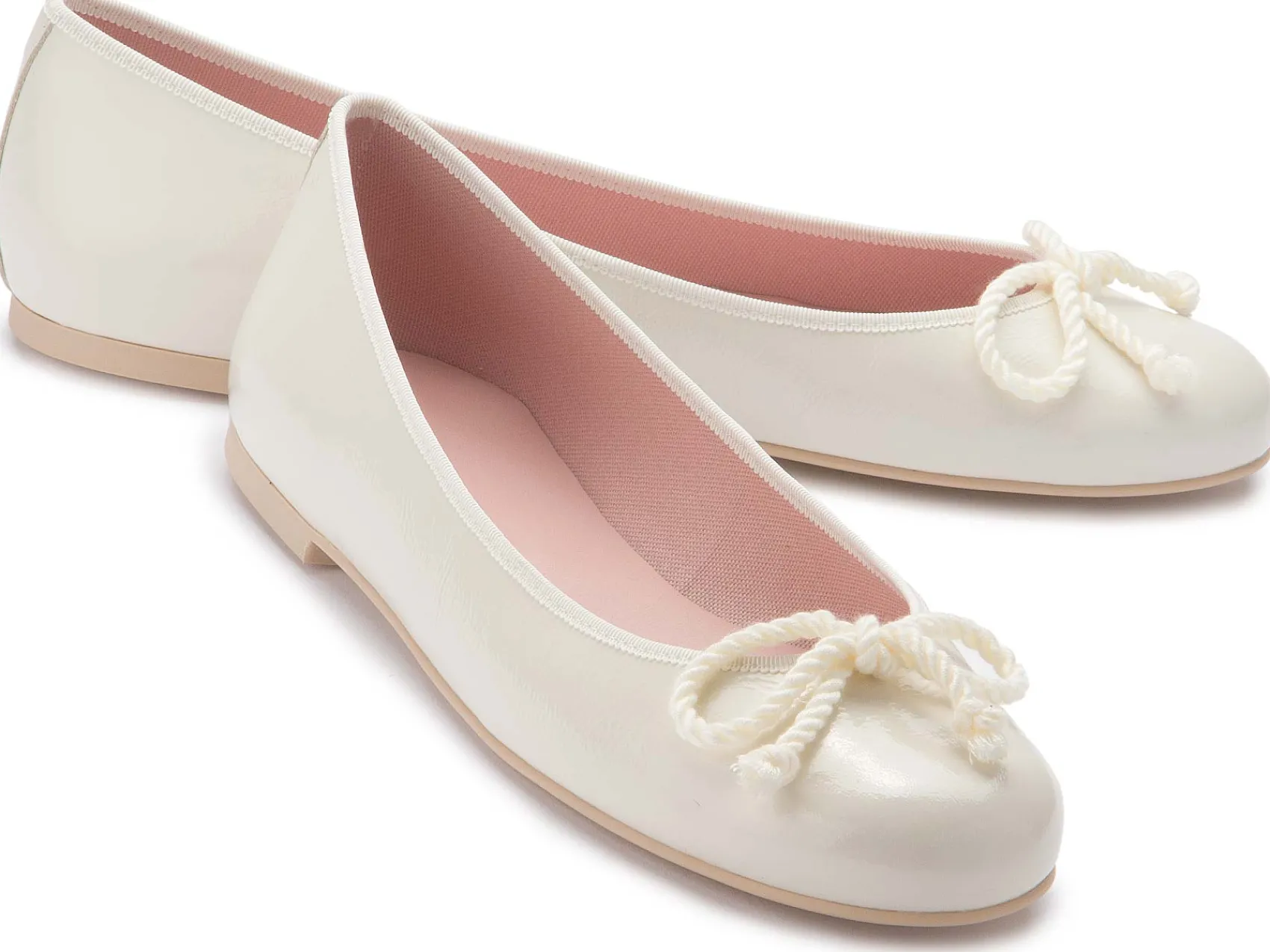 Ballerinas|Horsch Schuhe Pretty Ballerina in Übergrößen Weiß