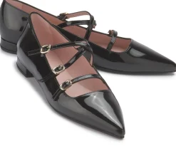 Ballerinas|Horsch Schuhe Pretty Ballerina in Übergrößen Schwarz