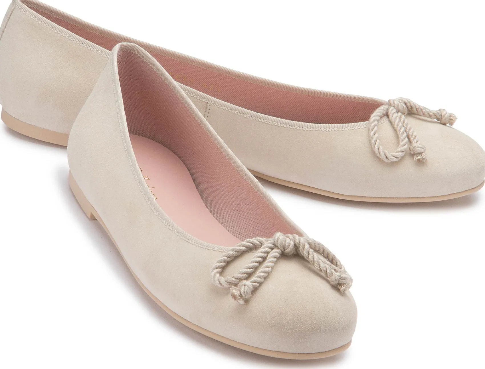 Ballerinas|Horsch Schuhe Pretty Ballerina in Übergrößen Beige