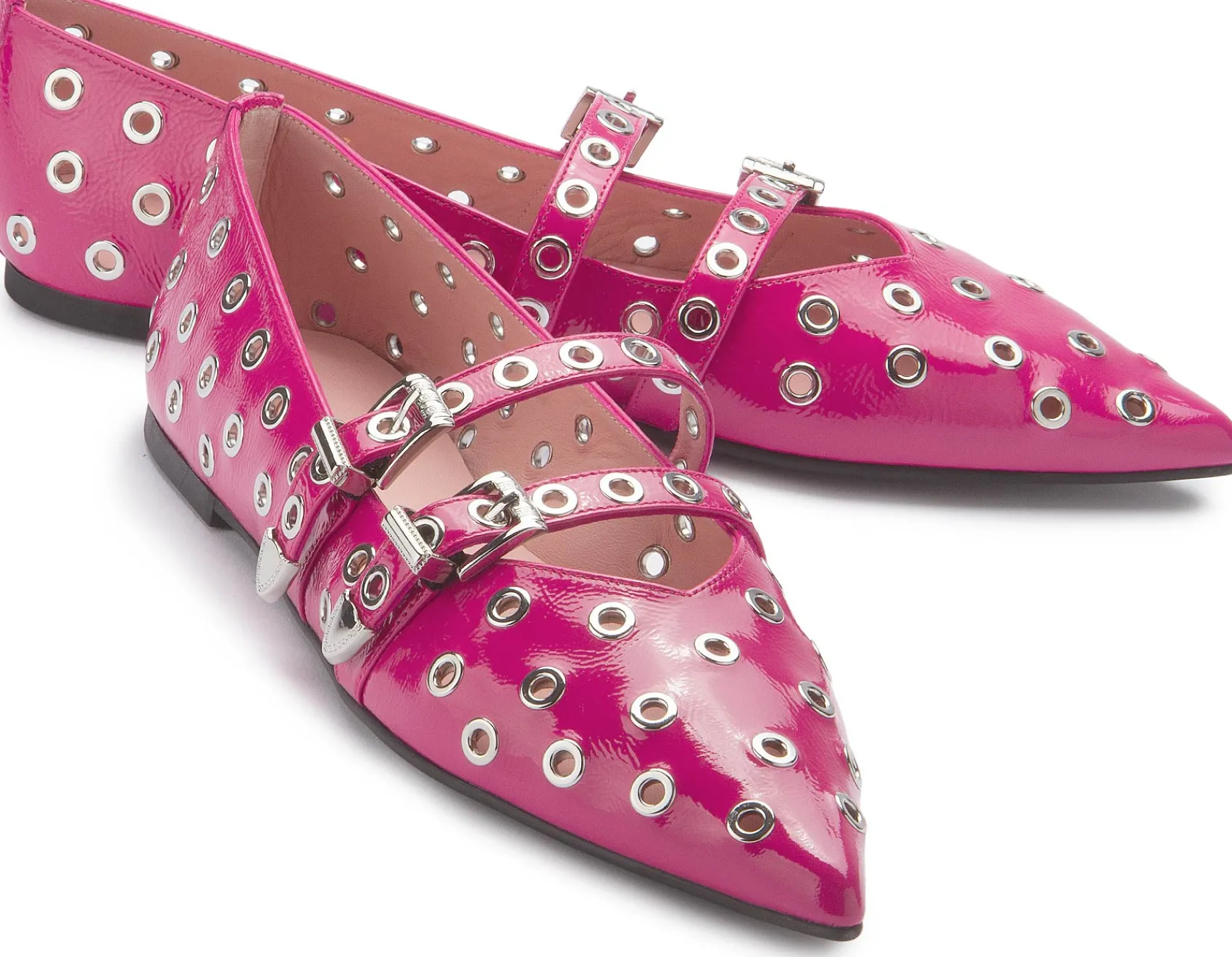 Ballerinas|Horsch Schuhe Pretty Ballerina in Übergrößen Pink