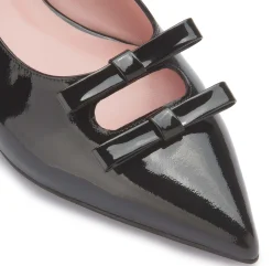 Sling|Ballerinas|Horsch Schuhe Pretty Ballerina in Übergrößen Schwarz