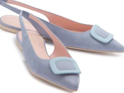Sling|Horsch Schuhe Pretty Ballerina in Übergrößen Blau