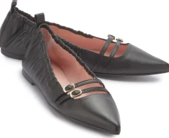 Ballerinas|Horsch Schuhe Pretty Ballerinas in Übergrößen Schwarz