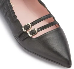 Ballerinas|Horsch Schuhe Pretty Ballerinas in Übergrößen Schwarz