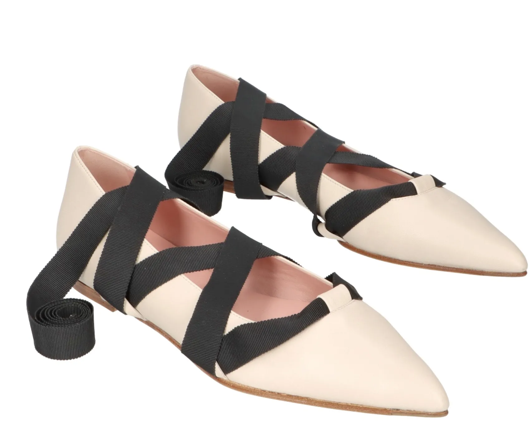 Ballerinas|Horsch Schuhe Pretty Ballerinas in Übergrößen Weiß