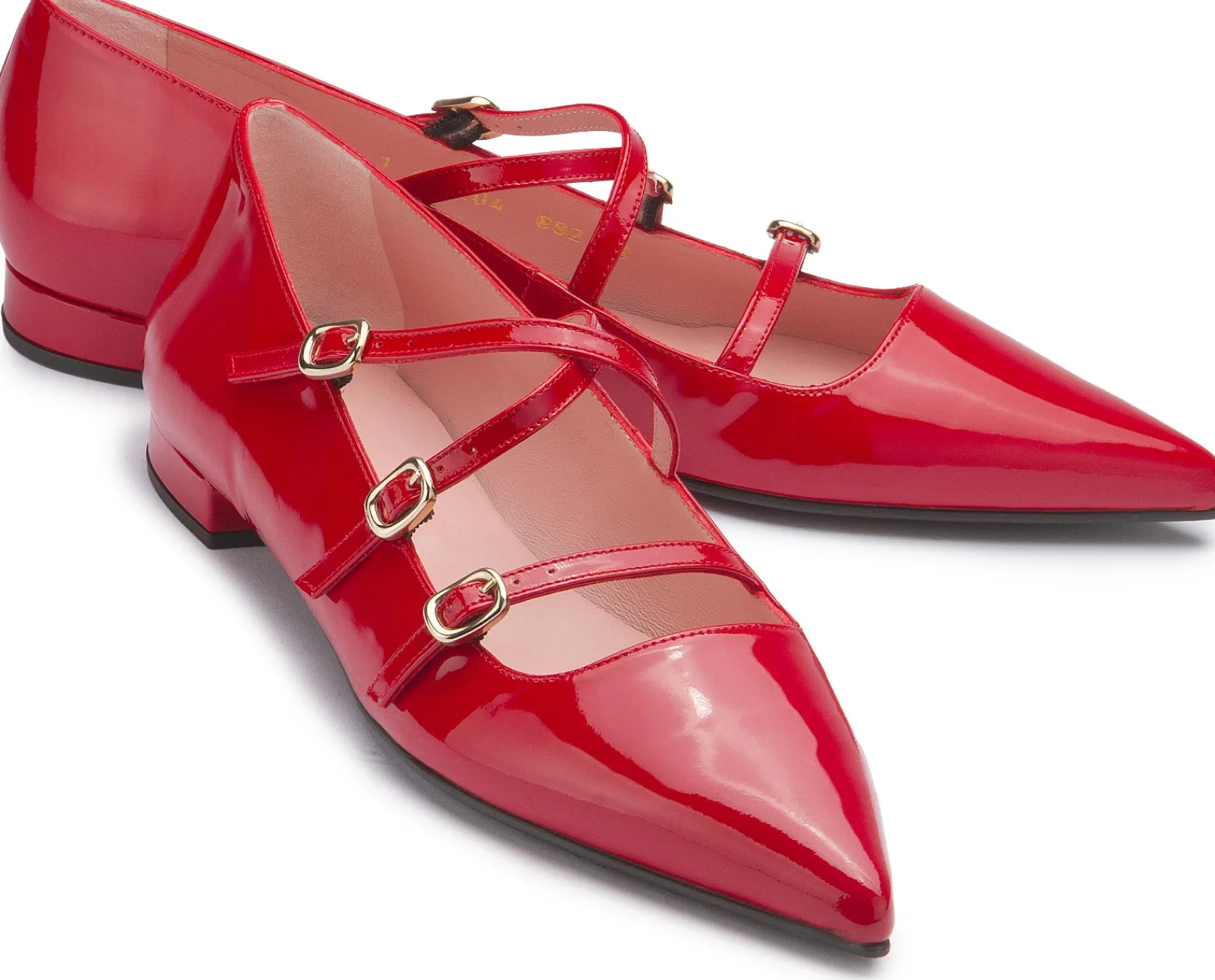 Ballerinas|Horsch Schuhe Pretty Ballerinas in Übergrößen Rot