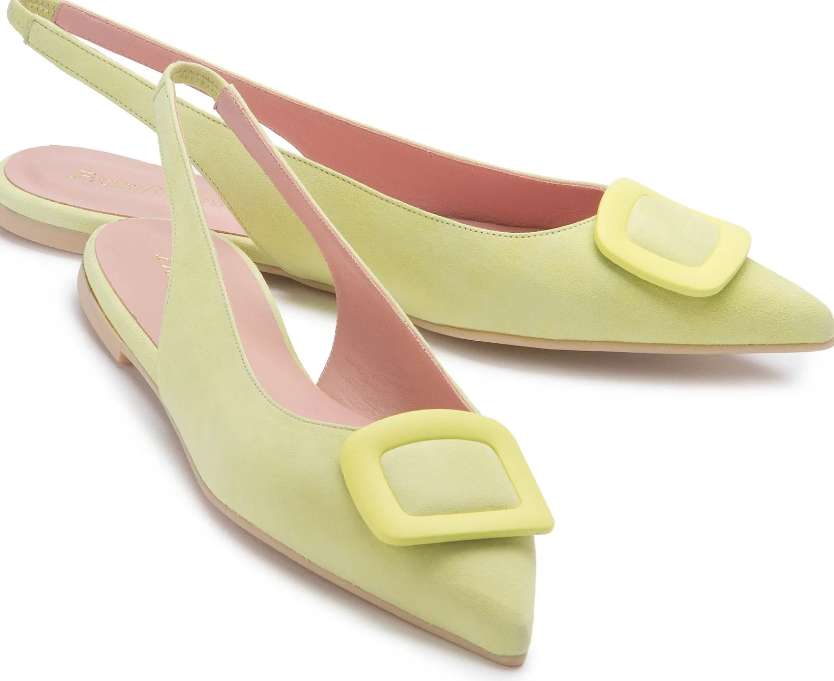 Sling|Sandalen|Horsch Schuhe Pretty Ballerinas in Übergrößen Gelb