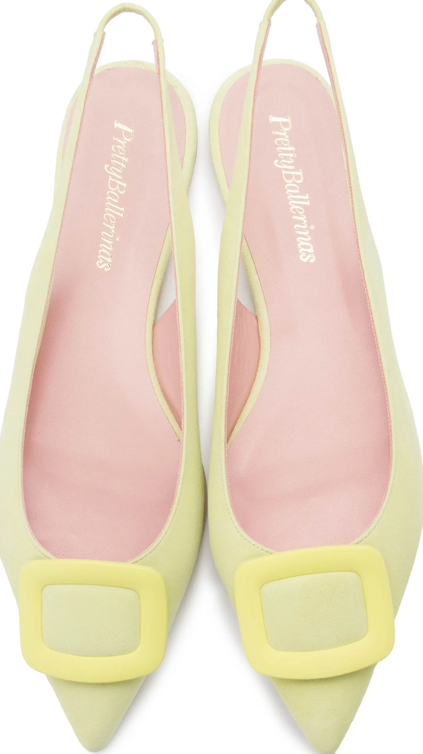 Sling|Sandalen|Horsch Schuhe Pretty Ballerinas in Übergrößen Gelb