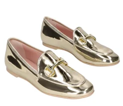 Slipper|Horsch Schuhe Pretty Loafer in Übergrößen Gold