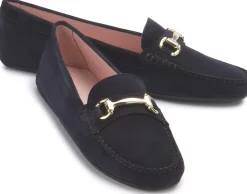 Slipper|Horsch Schuhe Pretty Loafer in Übergrößen Blau