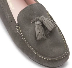 Slipper|Ballerinas|Horsch Schuhe Pretty Loafer in Übergrößen Grau