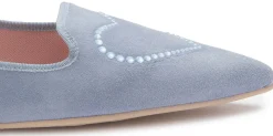 Slipper|Ballerinas|Horsch Schuhe Pretty Loafer in Übergrößen Blau