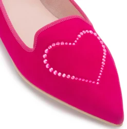 Slipper|Ballerinas|Horsch Schuhe Pretty Loafer in Übergrößen Pink