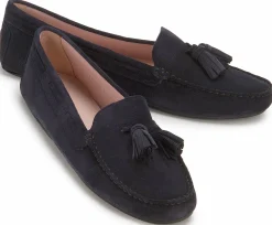 Slipper|Horsch Schuhe Pretty Loafer in Übergrößen Blau