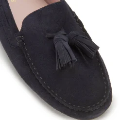 Slipper|Horsch Schuhe Pretty Loafer in Übergrößen Blau