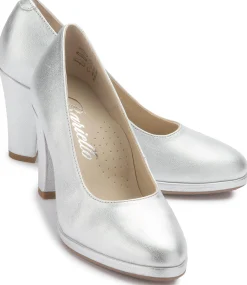 Pumps|High Heels|Horsch Schuhe Pumps in Untergrößen Silber