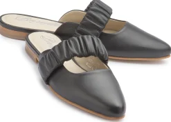 Sandalen|Pantoletten|Horsch Schuhe Sabot in Übergrößen Schwarz