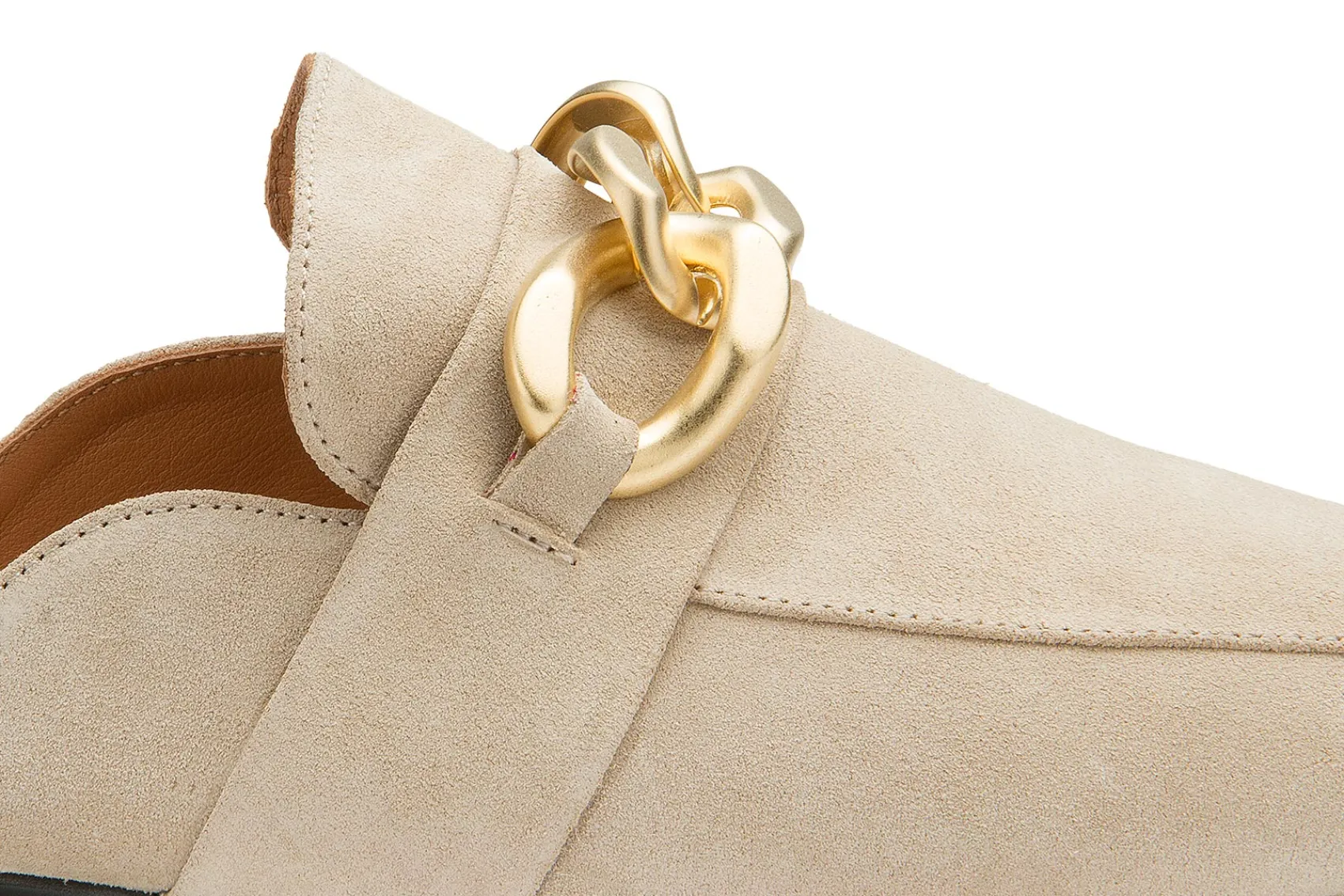 Slipper|Pantoletten|Horsch Schuhe Sabot in Übergrößen Beige