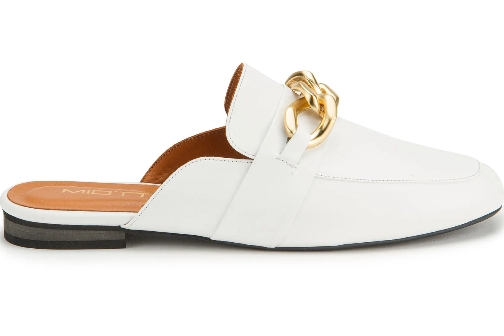 Slipper|Horsch Schuhe Sabot in Übergrößen Weiß