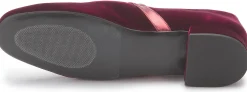 Ballerinas|Horsch Schuhe Samt-Ballerina in Übergrößen Rot