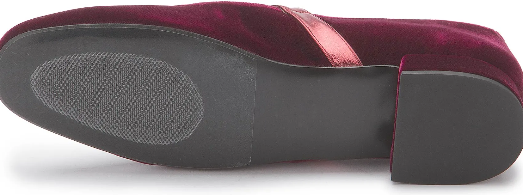 Ballerinas|Horsch Schuhe Samt-Ballerina in Übergrößen Rot