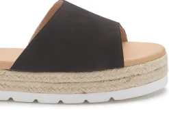 Espadrilles|Sandalen|Horsch Schuhe Sandale in Übergrößen Rot