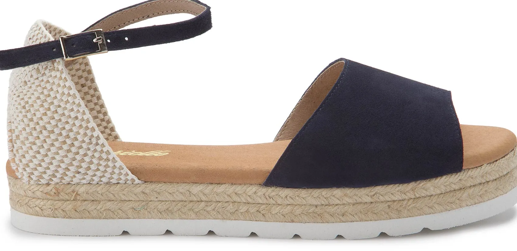 Espadrilles|Sandalen|Horsch Schuhe Sandale in Übergrößen Schwarz