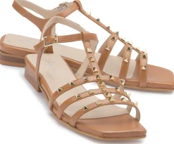Sandalen|Horsch Schuhe Sandale in Übergrößen Braun