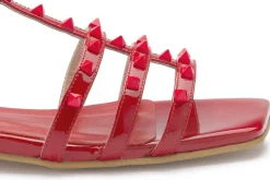 Sandalen|Horsch Schuhe Sandale in Übergrößen Rot