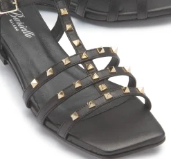 Sandalen|Horsch Schuhe Sandale in Übergrößen Schwarz