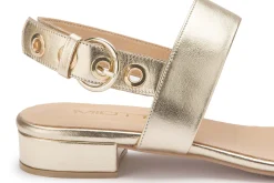 Sandalen|Horsch Schuhe Sandale in Übergrößen Gold