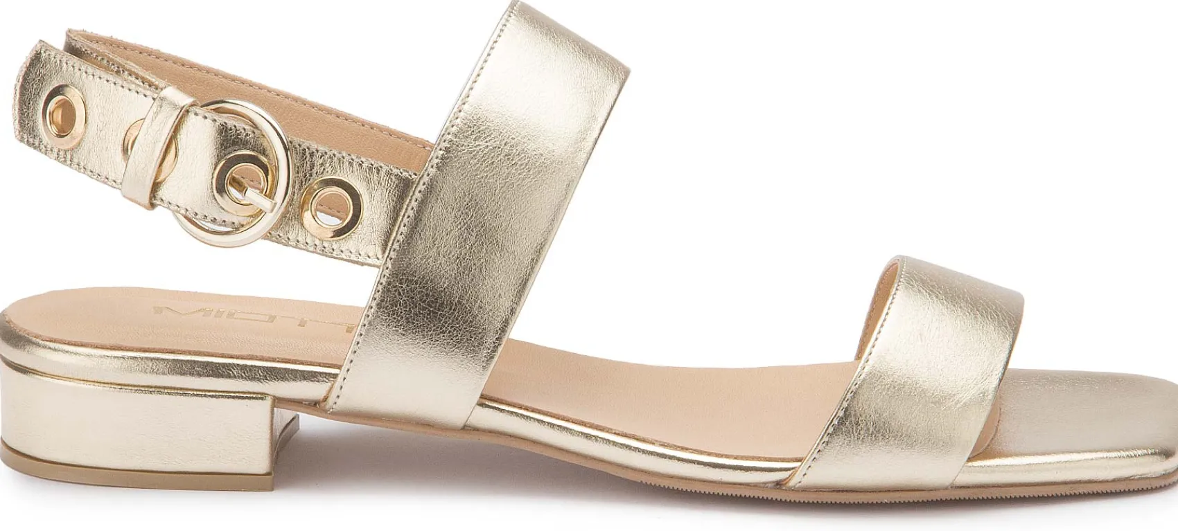 Sandalen|Horsch Schuhe Sandale in Übergrößen Gold