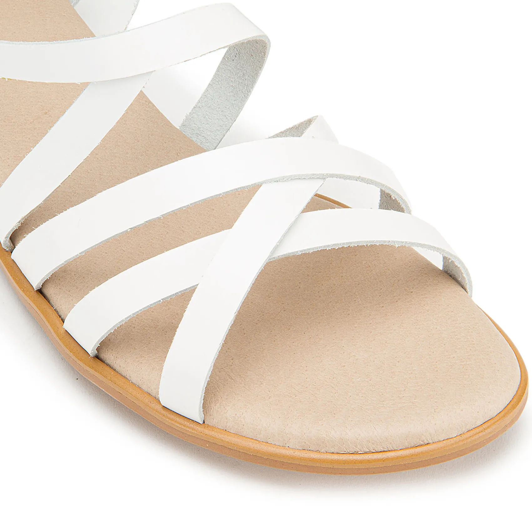 Sandalen|Horsch Schuhe Sandale in Übergrößen Weiß