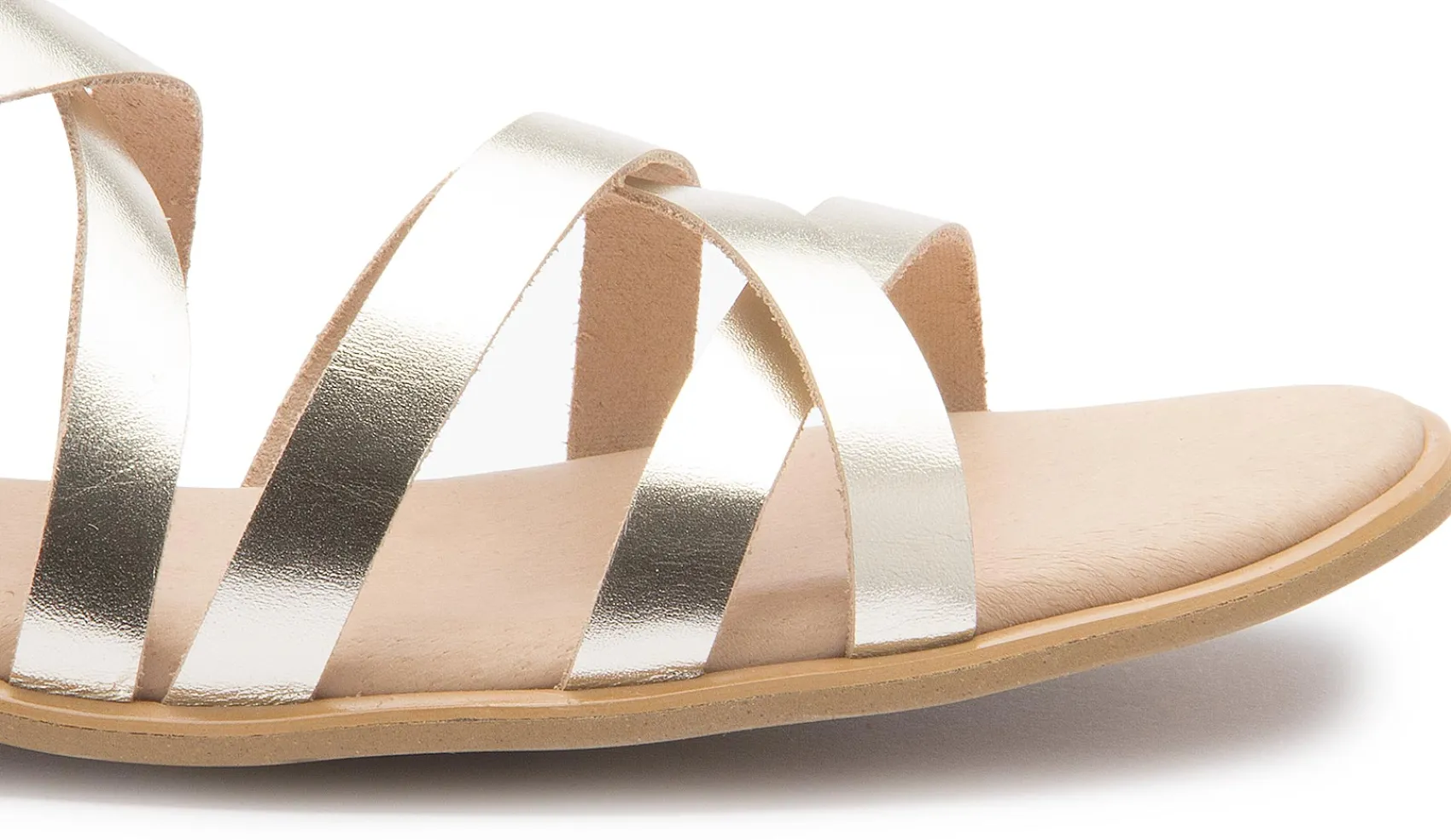 Sandalen|Horsch Schuhe Sandale in Übergrößen Gold