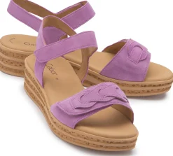Sandalen|Gabor Sandale in Übergrößen Lila