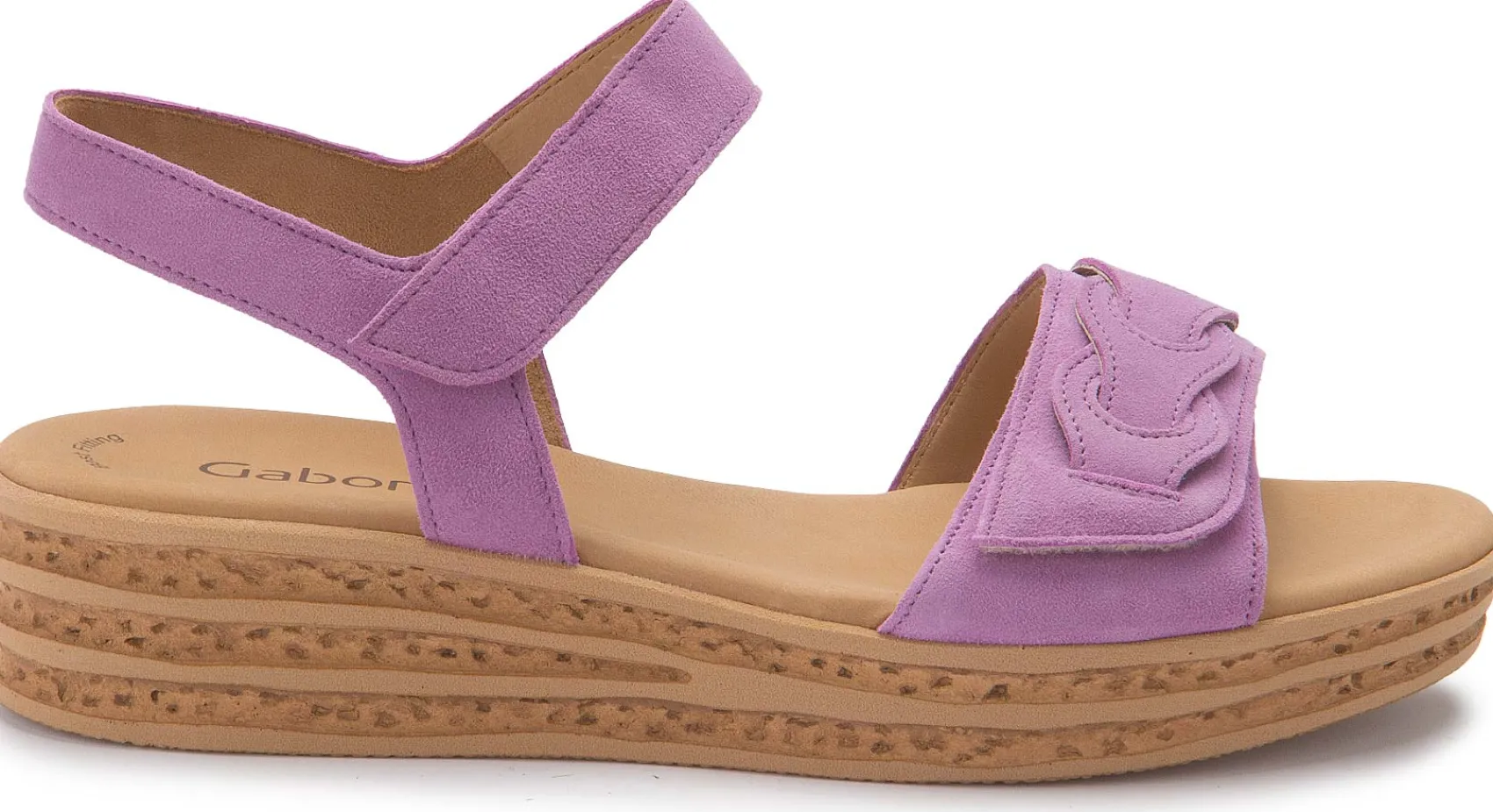 Sandalen|Gabor Sandale in Übergrößen Lila