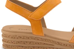 Sandalen|Gabor Sandale in Übergrößen Orange