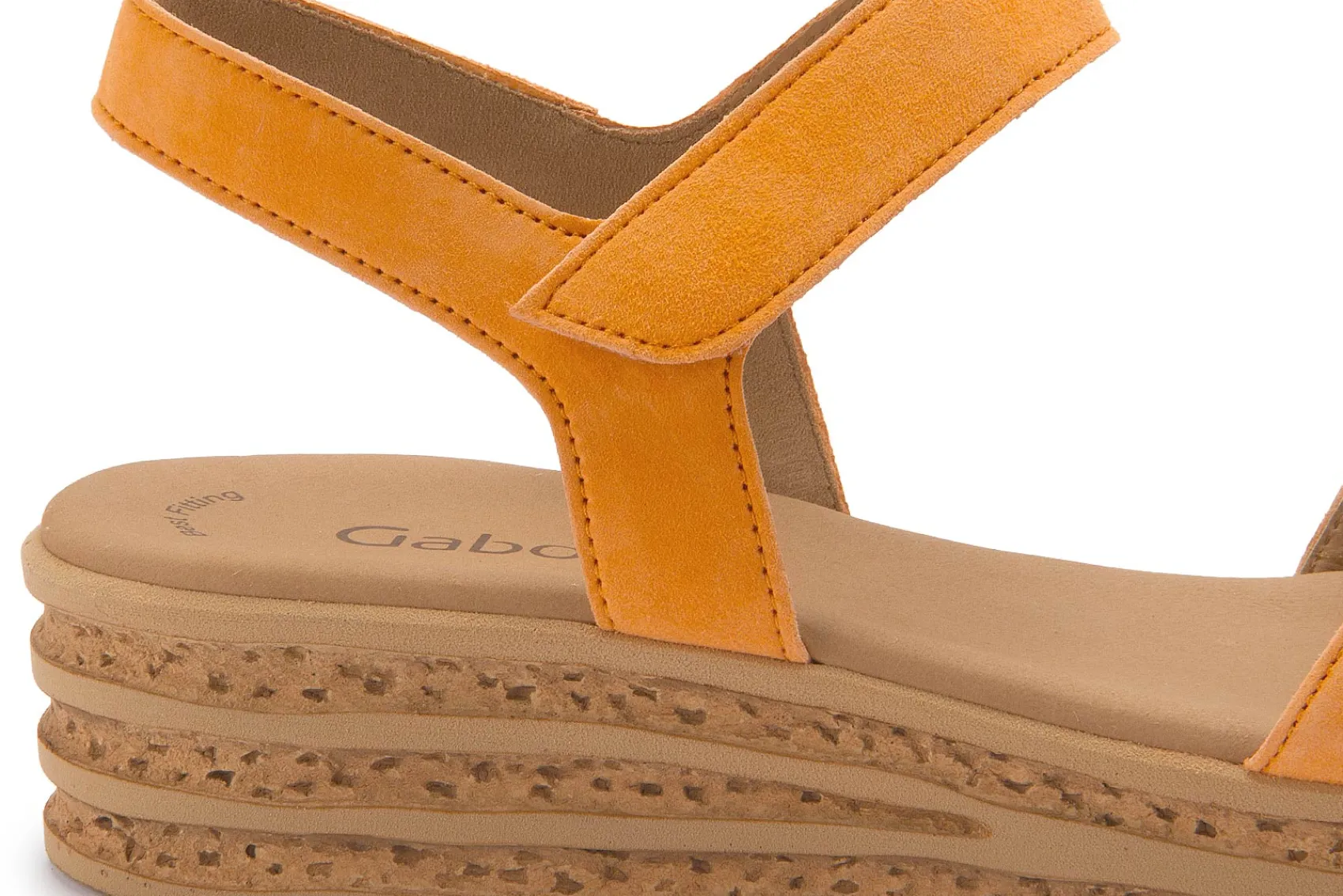 Sandalen|Gabor Sandale in Übergrößen Orange