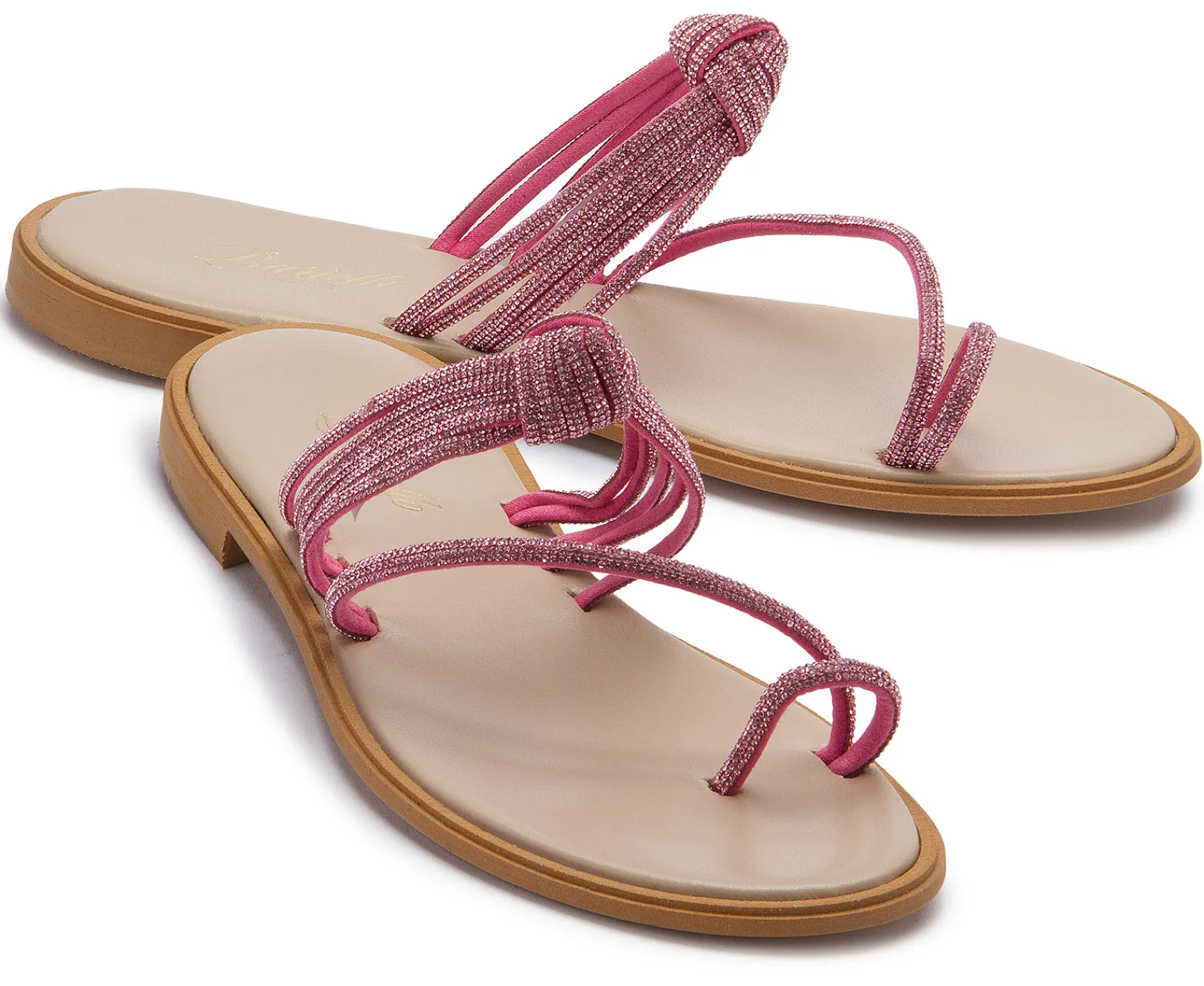 Sandalen|Horsch Schuhe Sandale in Übergrößen Pink
