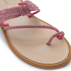 Sandalen|Horsch Schuhe Sandale in Übergrößen Pink
