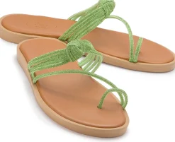 Sandalen|Horsch Schuhe Sandale in Übergrößen Grün