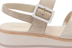 Sandalen|Gabor Sandale in Übergrößen Beige