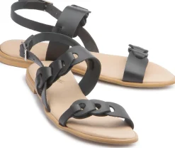 Sandalen|Horsch Schuhe Sandale in Übergrößen Schwarz