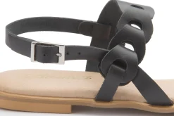Sandalen|Horsch Schuhe Sandale in Übergrößen Schwarz