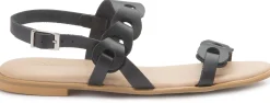 Sandalen|Horsch Schuhe Sandale in Übergrößen Schwarz
