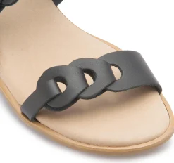 Sandalen|Horsch Schuhe Sandale in Übergrößen Schwarz