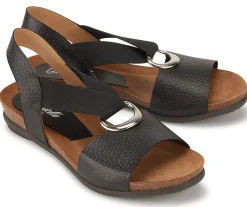 Sandalen|Horsch Schuhe Sandale in Übergrößen Schwarz