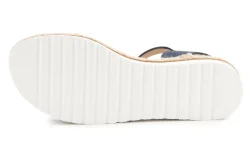 Sandalen|Horsch Schuhe Sandale in Übergrößen Blau