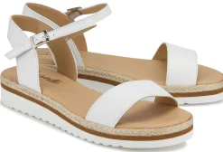 Sandalen|Horsch Schuhe Sandale in Übergrößen Weiß