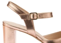 Sandalen|Horsch Schuhe Sandale in Übergrößen Gold